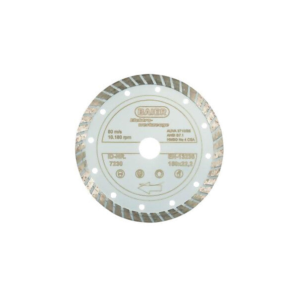 BAIER Diamantscheibe D=150mm Turbo 7230